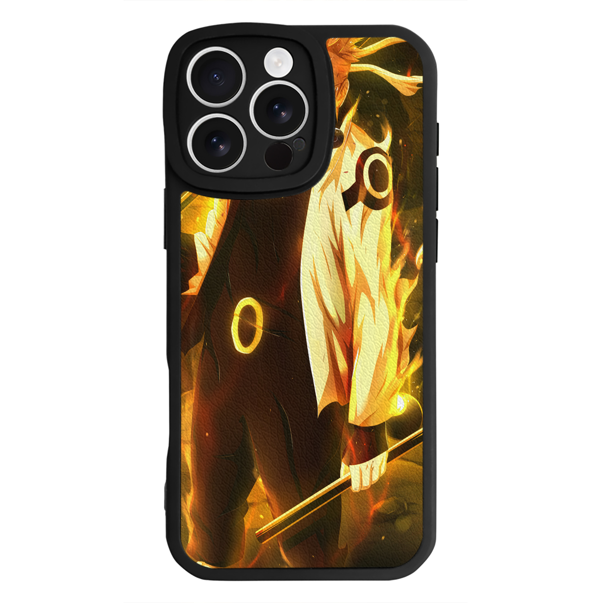 （画像用） NARUTO -ナルト- NARUTO -ナルト- 疾風伝 【iPhone 16シリーズ対応】シリコンスマホケース（レザー調） 材質：シリコン